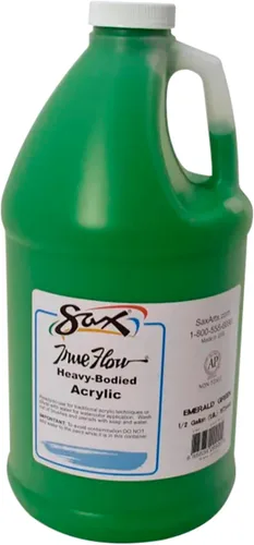 Vista 6 de Sax True Flow - Pintura acrílica de cuerpo pesado, 1/2 galón, juego de 6, varios