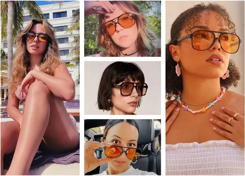 Vista 5 de NIDOVIX Gafas de sol polarizadas clásicas estilo aviador vintage para hombres y mujeres, marco grande, retro, de los años 70