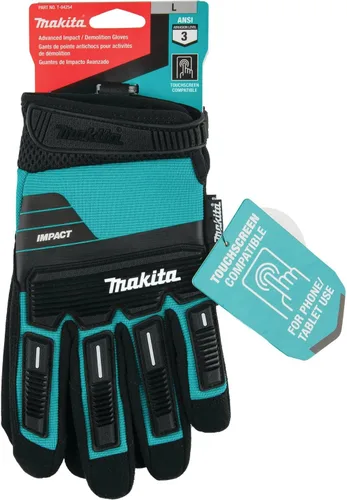 Vista 8 de Makita Guantes de demolición de impacto avanzado unisex T 04254