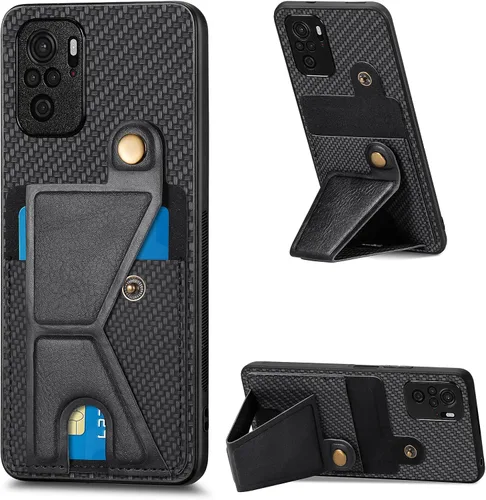 Vista 76 de Funda para Oppo K10x / OnePlus Nord CE 2 Lite 5G Funda para Realme 9 5G / 9 Pro / Q5 / V25 Funda de piel sintética con ranuras para tarjetas