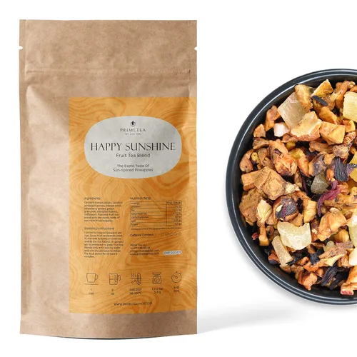 Vista 54 de Prime Tea Grandma's Fruit Basket – Exquisita fruta tisana, hojas sueltas orgánicas de primera calidad, deliciosa mezcla de té de hierbas, natural