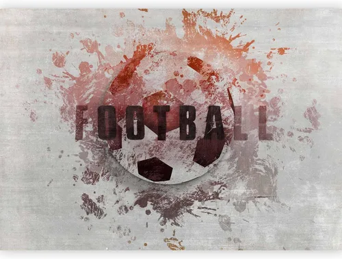 Vista 27 de artgeist Mural de pared Fútbol de 77 x 55 pulgadas, papel tapiz autoadhesivo extraíble, gran calcomanía, decoración de pared, diseño de imagen