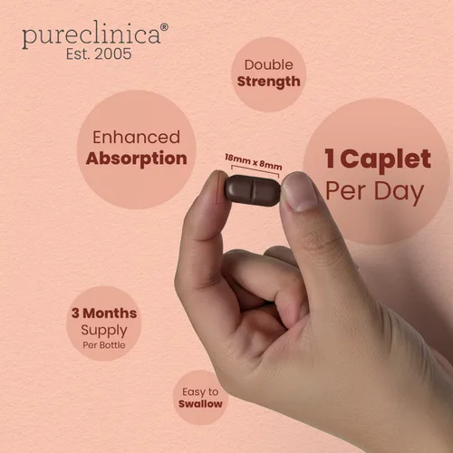 Vista 5 de pureclinica Veev Flora íntima - Soporte para microbioma vaginal e intestinal - 50 mil millones de UFC - Probióticos, prebióticos, arándano