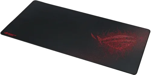 Vista 4 de ASUS ROG Sheath - Alfombrilla de mouse para juegos, 35.4 x 17.3 pulgadas, superficie extragrande, seguimiento preciso de píxeles, bordes cosidos