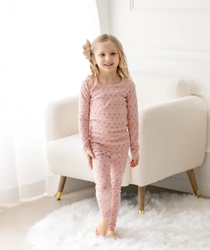 Vista 124 de AVAUMA Conjunto de pijama de algodón para bebés y niñas de 6 meses a 7 años