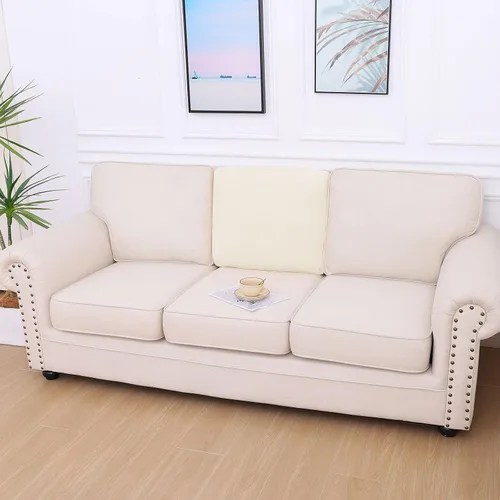 Vista 212 de hyha Fundas impermeables para sofá seccional, fundas de cojín Beige