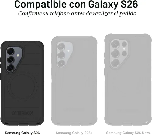 Vista 2 de OtterBox - Carcasa para Samsung Galaxy S26 Defender Series Pro, color negro