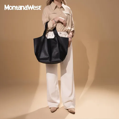 Vista 3 de Montana West Bolso de mano para mujer, bolsos y bolsos de mano grandes