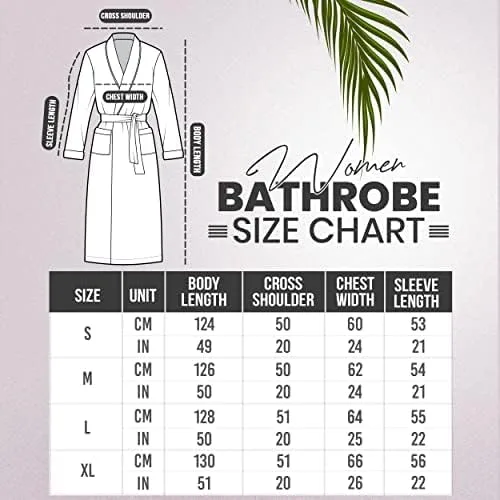 Vista 8 de NY Threads - Bata de baño de vellón para mujer con cuello tipo chal, bata larga y suave