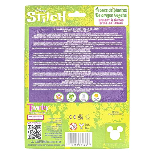 Vista 8 de Disney Stitch - Juego de 6 brillos de labios Flip-Top Ice Pop, brillo de labios a base de plantas con forma de puntada coleccionable, kit