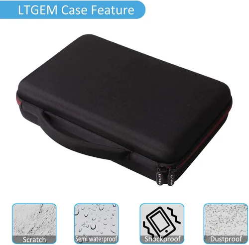 Vista 9 de LTGEM - Funda para Akai MPK Mini MK3/MPK Mini Play MK3 MIDI Controller Carcasa rígida de EVA, resistente al agua, protección contra golpes