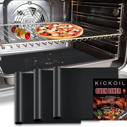Vista 11 de Revestimientos de horno para la parte inferior del horno/horno eléctrico/horno de gas/horno tostador/parrilla de microondas, antiadherente