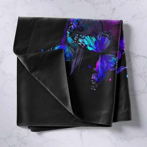 Vista 2 de Erosebridal Tapiz para colgar en la pared, diseño gótico de calavera de azúcar, pequeño, 51 x 59 pulgadas, para niñas, adolescentes, mujeres