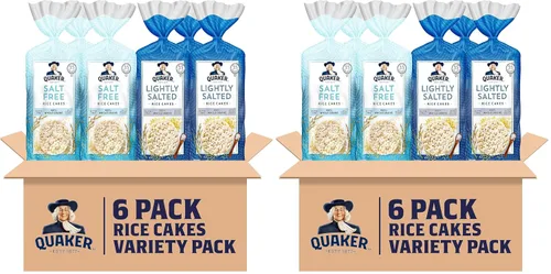 Vista 11 de Quaker crujientes de arroz, paquete con 6 variedades de sabores