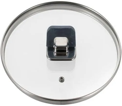 Vista 9 de NutriChef Tapa para cacerola - Utensilios de cocina antiadherentes con perilla plegable, libre de PFOA, funciona con el modelo: NCCWSTKBLK (negro)