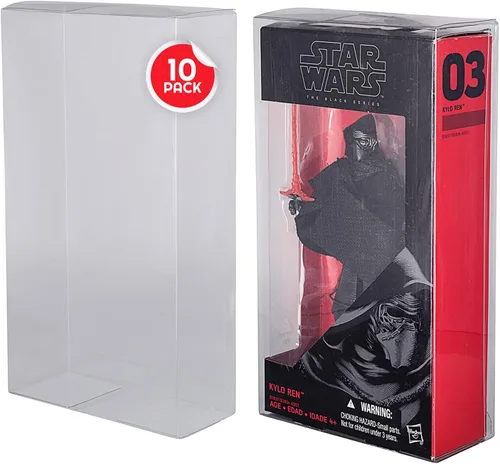 Vista 13 de EVORETRO Caja de exhibición y protector para figuras de acción Compatible con Star Wars, Marvel Legends y GI Joe (con tarjeta) Figura de 3.75