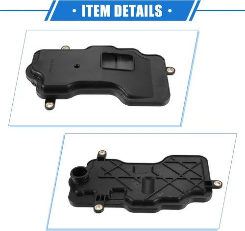 Vista 5 de Filtro de transmisión automática compatible con Subaru Forester 2.5L 2009-2013, filtro de transmisión de motor negro de plástico duradero