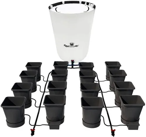 Vista 7 de AutoPot Sistema de 12 ollas XL con macetas de plástico de 6.6 galones y FlexiTank de 60 galones, sistema hidropónico de riego automático alimentado