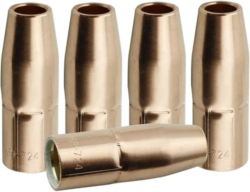 Vista 11 de WeldingCity Boquilla de gas 169-715 169715 1/2" para pistolas de soldadura Miller Millermatic M-100 (M-10) M-150 (M-150) y Hobart H-9/H-10 MIG