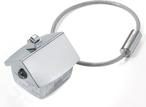 Vista 4 de TROIKA KR16-41CH Llavero Plata LlaveroAnillocaja - Llaveros, Anillos y estuches (Llavero, Plata, Figura, 0.787in, 0.945in, 1.06oz)