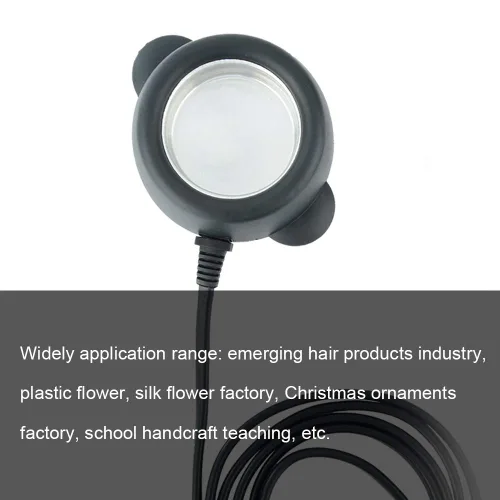 Vista 4 de Olla de pegamento caliente de 30 W, olla de extensión de cabello, mini olla de pegamento, olla de pegamento caliente, calentador eléctrico de perlas