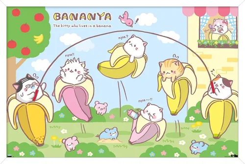 Vista 14 de Trends International Bananya - Póster de pared con cuerda de saltar