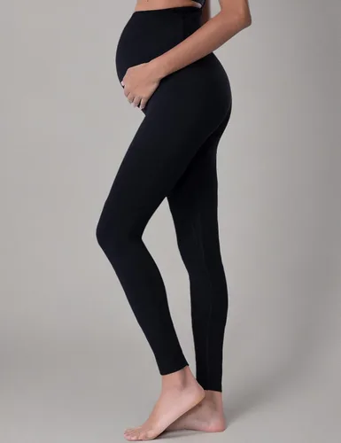 Vista 7 de POSHDIVAH - Leggings de maternidad para mujer para usar sobre el vientre, pantalones de yoga para embarazo, leggings para entrenamiento activo