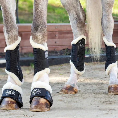 Vista 4 de Professional's Choice Sports Medicine Products Hybrid Splint Horse Boots Fleece Horse Leg Wraps