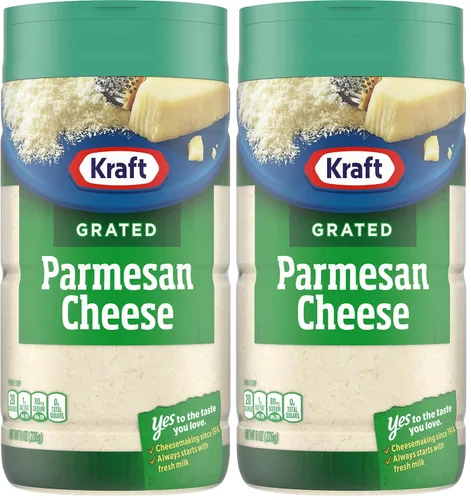 Vista 9 de Kraft Coctelera de queso parmesano 100% rallado (botella de 8 oz)