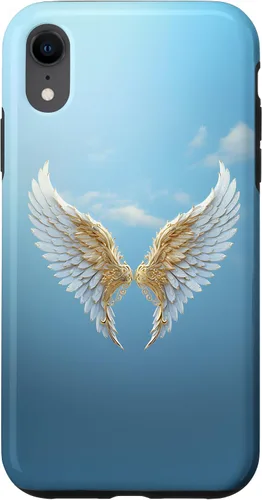 Vista 24 de Funda para iPhone 13 Heavenly Golden Angel Wings