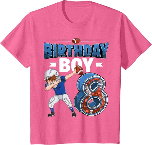 Vista 52 de Dabbing Boy - Camiseta de 8 años de fútbol americano americano, Negro, S