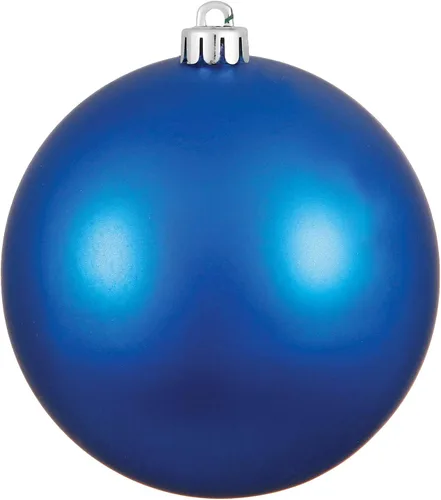 Vista 11 de Vickerman Adorno de bola de Navidad inastillable con acabado de lentejuelas con tapa perforada, 6 por bolsa, 4 pulgadas, color negro