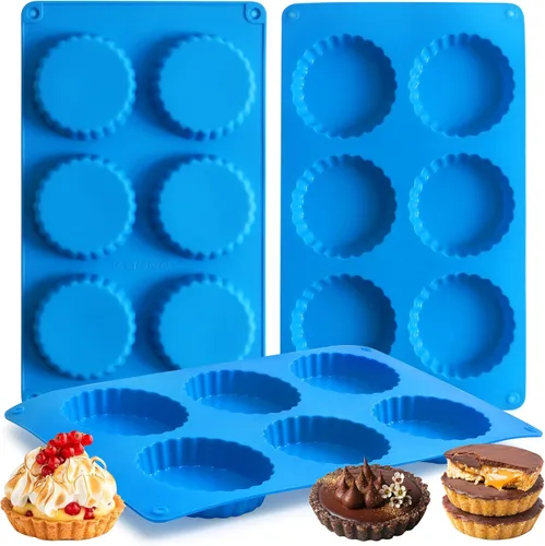 Vista 11 de Sidosir Molde de silicona para canele pequeño, 15 cavidades, mini molde antiadherente de silicona para hornear panecillos, moldes antiadherentes