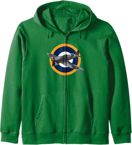 Vista 7 de RAF Hawker Tempest WW2 Fighter Aircraft Zip Hoodie