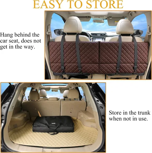 Vista 3 de Ablechien Colchón de coche no inflable, extensor de asiento trasero para camión, hamaca de perros, colchón de cama de camión, colchón de campamento