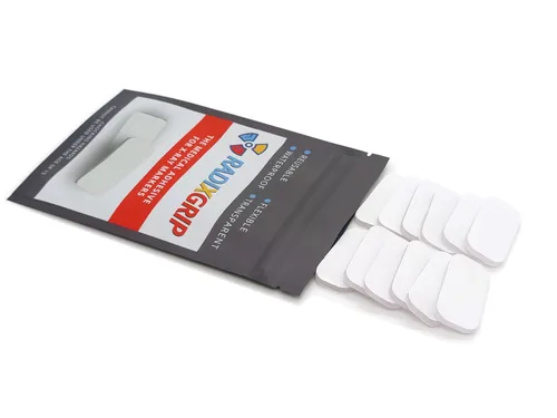 Vista 3 de ASVP Shop RADIXGRIP - Paquete de 12 tiras adhesivas para tus marcadores de rayos X - Extra fuerte - Adhesivo médico de rayos X reutilizable