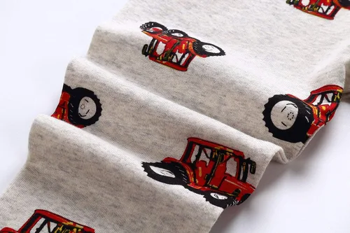 Vista 6 de Conjunto de pijamas de manga larga para niños pequeños, 100% algodón, ropa de dormir para niños pequeños