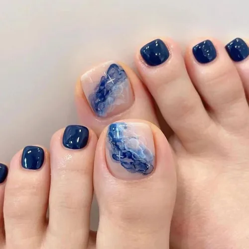 Vista 27 de MISUD Uñas a presión – Uñas adhesivas para los dedos con cromo plateado, uñas acrílicas con diseño de diamantes de imitación, 24 piezas