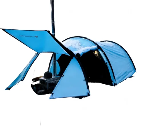Vista 8 de Hot Tent with Stove Jack – 4 Season Waterproof & Windproof Shelter for 1–6 People, Lightweight for Camping, Hiking, Hunting & Fishing
