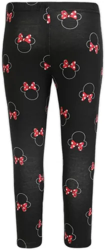 Vista 5 de Disney Minnie Mouse - Conjunto de suéter y pantalones de leggings para niñas pequeñas - grisrosa