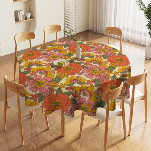 Vista 8 de Mantel azteca suroeste, diseño étnico tribal geométrico, estilo vintage, bohemio, elegante, lavable, para comedor, cocina, granja, fiesta