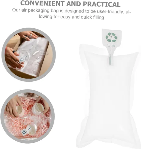 Vista 7 de Bolsas de embalaje de aire 100pcs bolsas inflables de burbujas de envío para embalaje para protección de envío