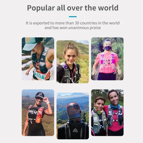 Vista 6 de AONIJIE Chaleco Mochila de Hidratación para Deportes al Aire Libre, Transpirable y Ligero, Paquete de Hidratación para Correr, Ciclismo y Senderismo