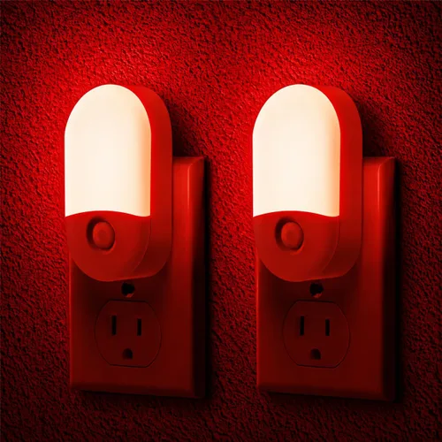 Vista 15 de L LOHAS LED Luces nocturnas enchufables a la pared, [2 unidades] Luz nocturna LED regulable con sensores de luz, luces nocturnas de brillo ajustable