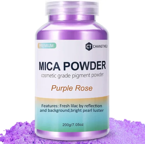 Vista 42 de CHANGTIKEJI Polvo de Mica, 24 Colores - 10g/Botella de Polvo de Pigmento Natural para Resina Epoxy, Fabricación de Jabón, Velas, Brillo de Labios