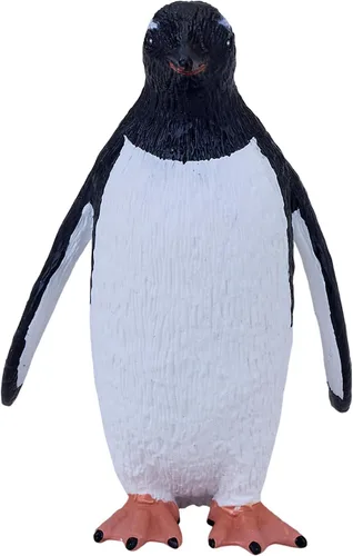 Vista 4 de MOJO Pingüino Gentoo Figura de juguete pintada a mano Colección de vida silvestre Fiel a la vida y altamente detallada Diseñado en Reino