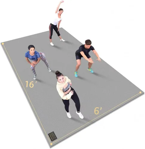 Vista 21 de GXMMAT Extra Large Exercise Mat 16'x6'/12'x6'/10'x6'/8'x6'(7mm)