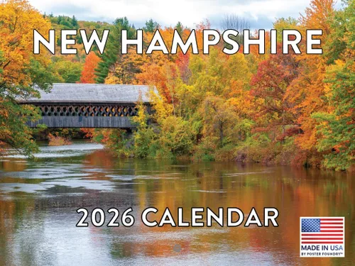Vista 106 de Calendario de Alabama 2026 para pared, 12 meses, mensual, recuerdos escénicos de AL Hecho en Estados Unidos