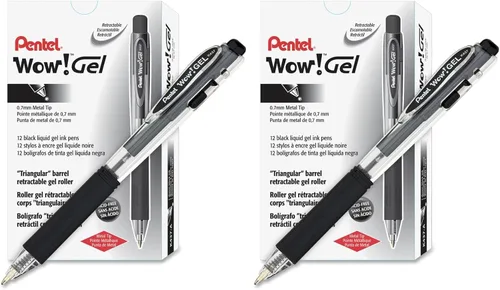 Vista 4 de Pentel 001 - Bolígrafo para escribir, Negro Paquete de 1