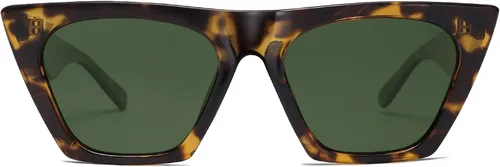 Vista 2 de SOJOS Trendy Oversized Square Cateye Polarized Sunglasses for Women and Men